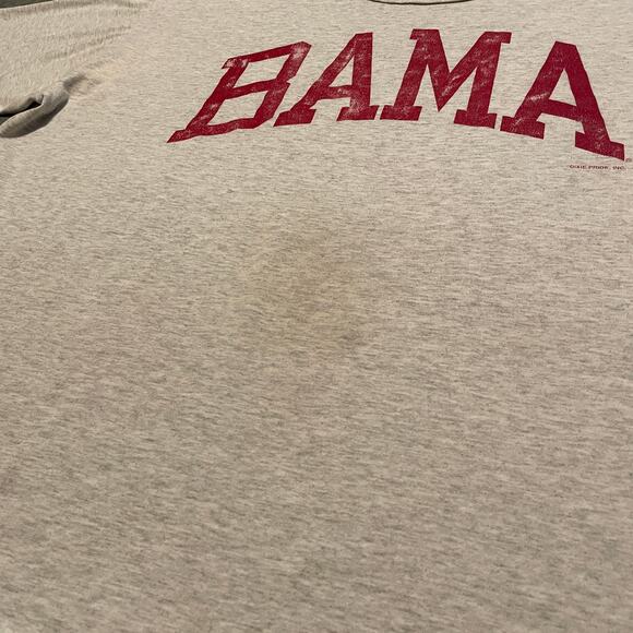 Vintage University of Alabama BAMA Russell Athletic 90s Tee Shirt Mens XXL USA - Picture 7 of 14